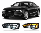 Full LED Headlights for Audi A5 2011–2018 Plug-and-Play Headlight Assembly