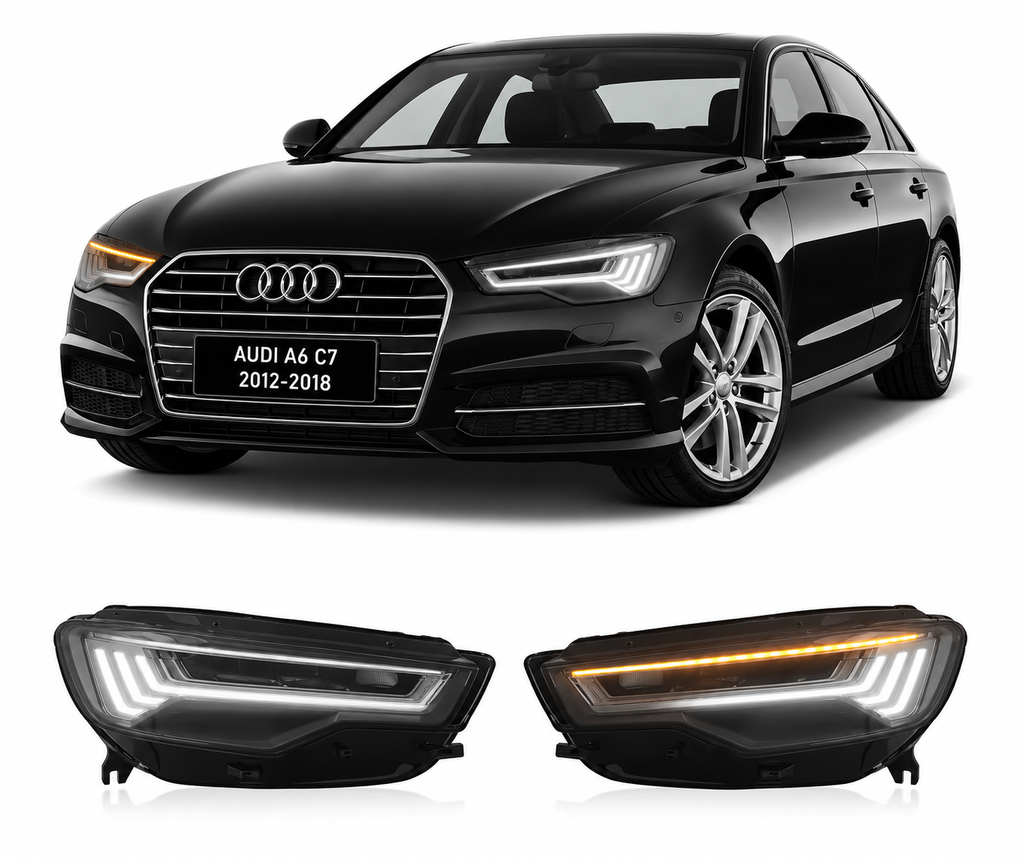 Matrix LED Headlights for Audi A6 C7 2012-2018