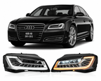 Audi A8 LED Headlights DRL Turn Signal Upgrade 2011–2013