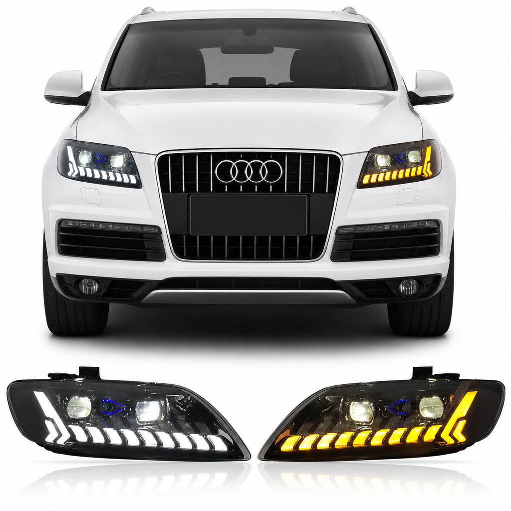 Full LED Projector Headlights for Audi Q7 4L 2006-2015