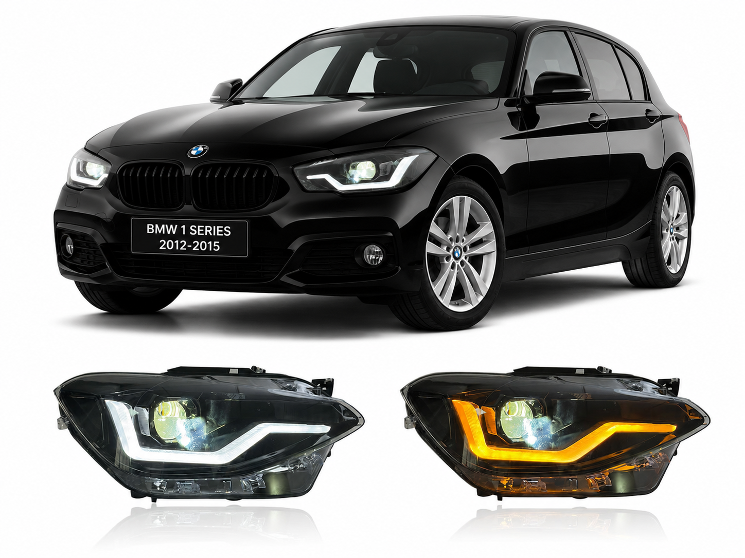 LED Headlights for BMW 1 Series F20 2012-2015