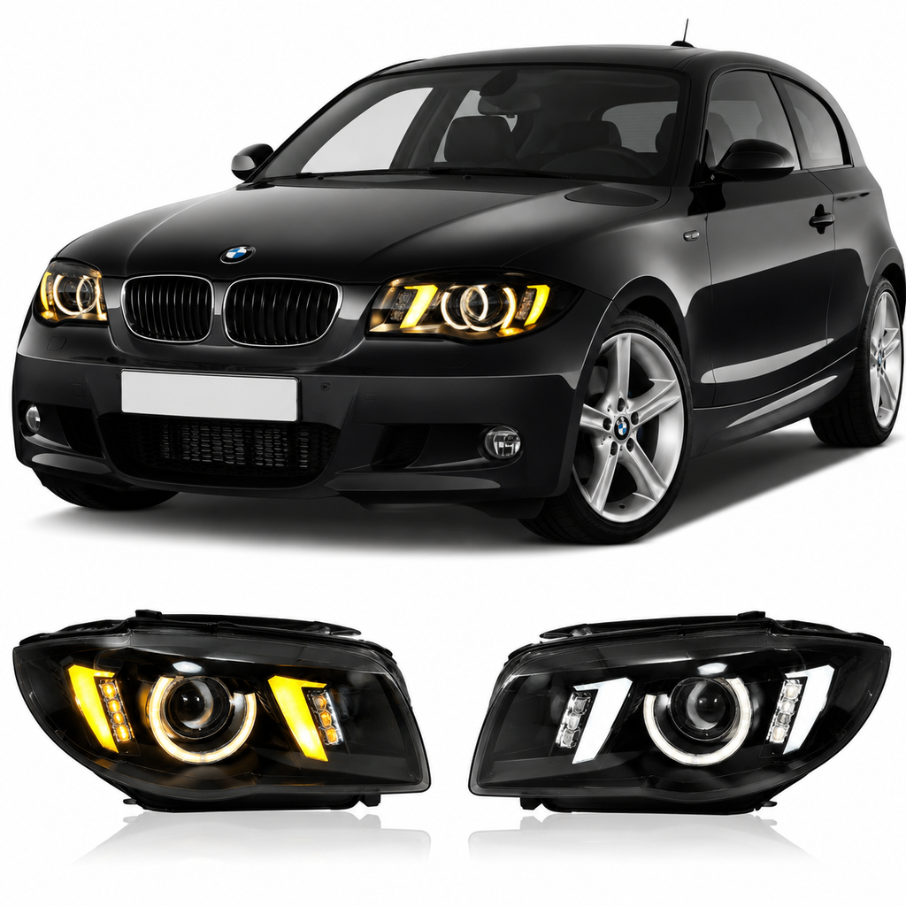LED Headlights Assembly for BMW 1 Series E82 E87 (2004–2011)