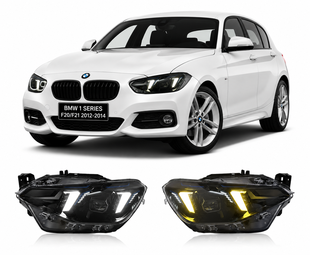 Snake Eyes LED Headlights for BMW 1 Series F20/F21 2012-2014
