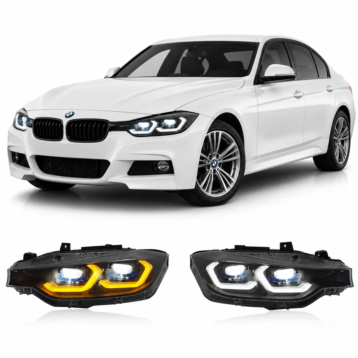 LED Headlights Assembly for BMW 3 Series F30 F31 F35 (2012–2019)