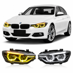 Three-Color IKON Style LED Headlights for BMW 3 Series F30/F35 2013-2018