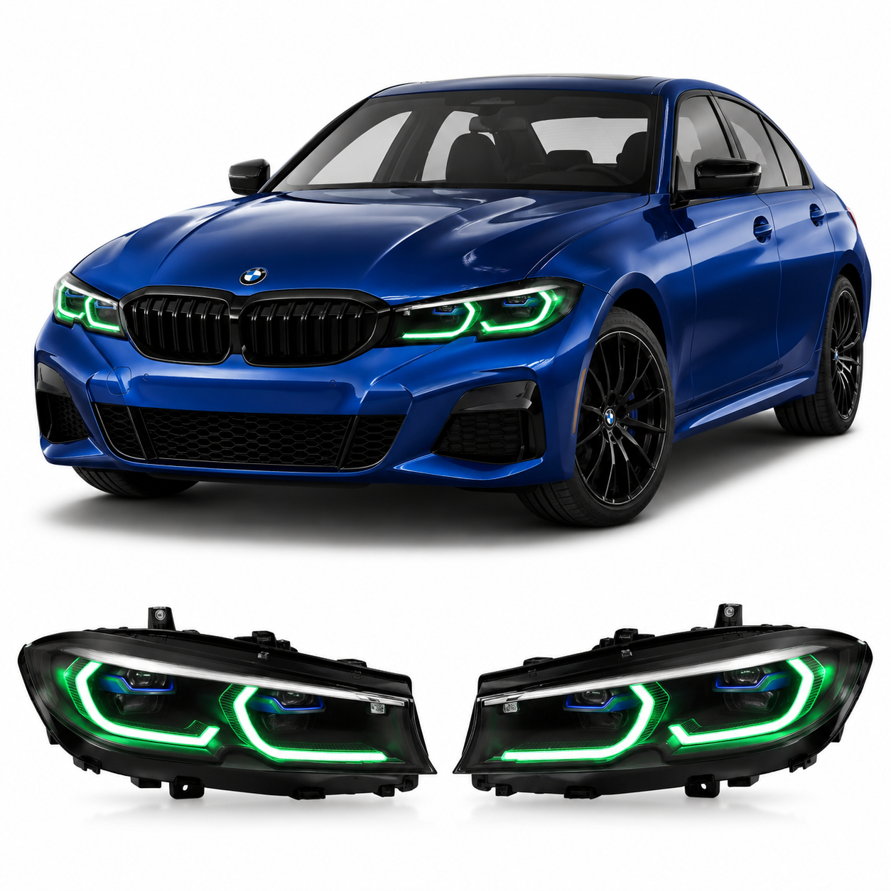 RGB LED DRL Module Set for BMW G20/G21/G28 3 Series Laser  2018-2022