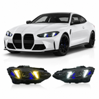 Dual Color LED Headlights Assembly for BMW G22 G23 G80 G82 (2021–2025)