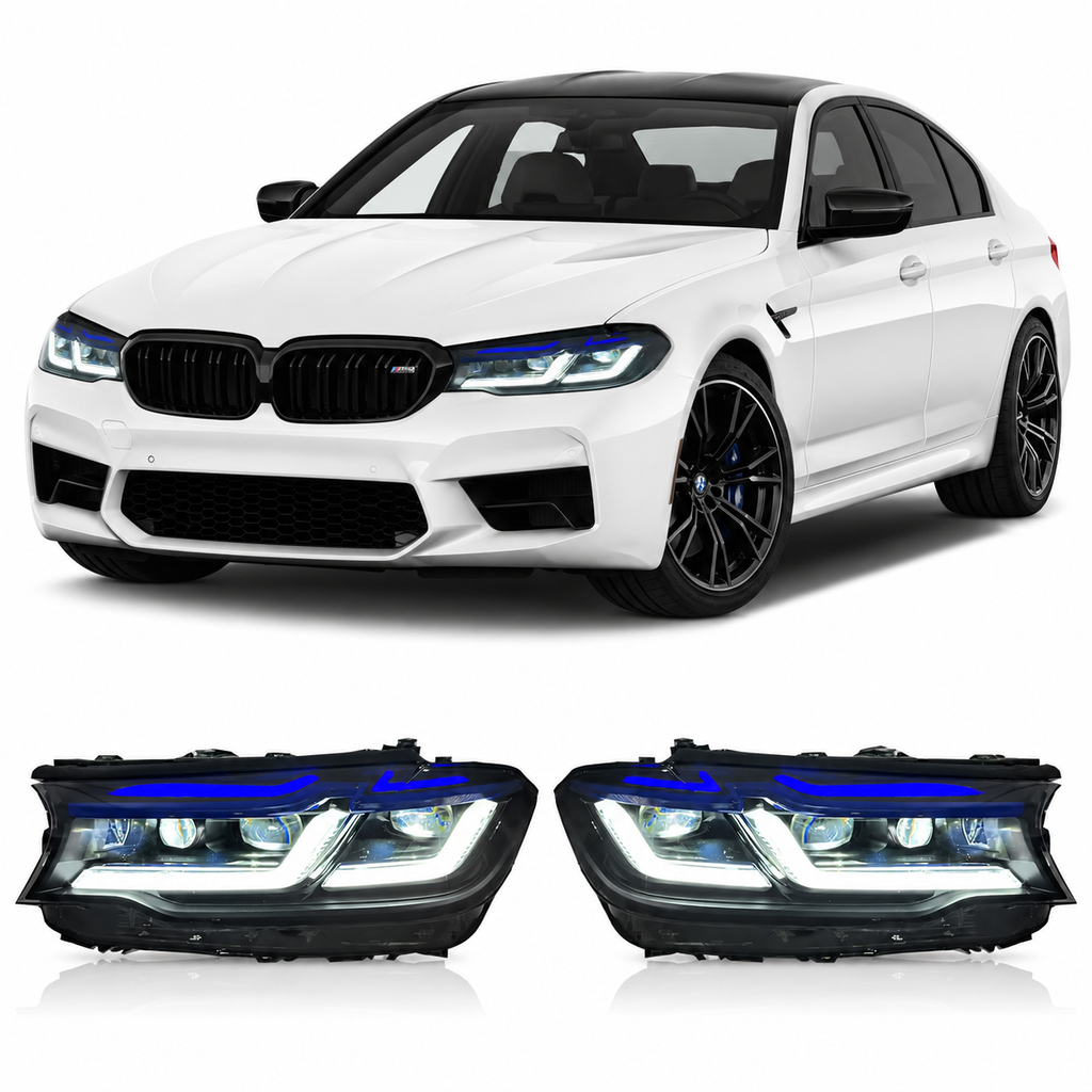 Dual-Color LED Headlights for BMW G30/G38 5 Series & F90 M5 2018-2020