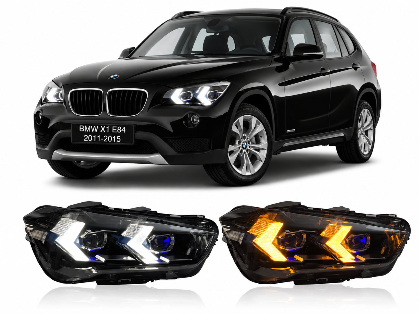 LED Headlights for BMW X1 E84 2011-2015