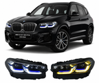 Laser Dual-Color LED Headlights for BMW X3 G01/G08 2018-2024
