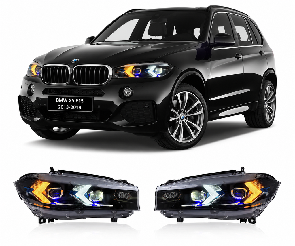 Laser LED Headlights for BMW X5 F15 2013-2019