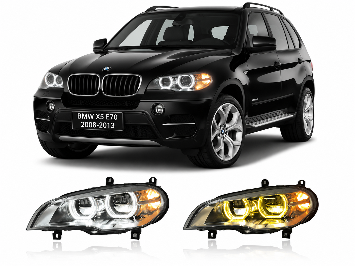 LED Headlights for BMW X5 E70 2008-2013