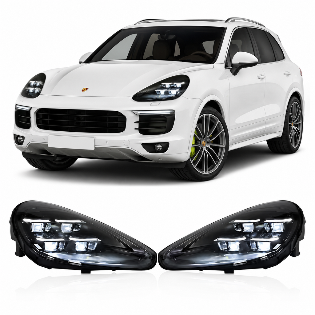 LED Headlights for Porsche Cayenne 958.2 2015-2017 Plug & Play