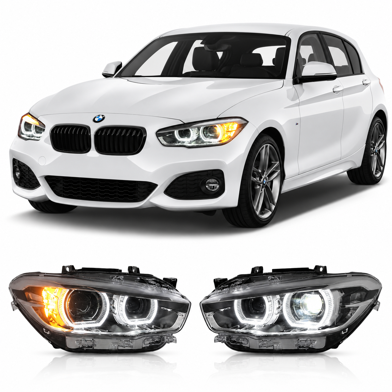LED Headlights for BMW 1 Series F20 2015-2018