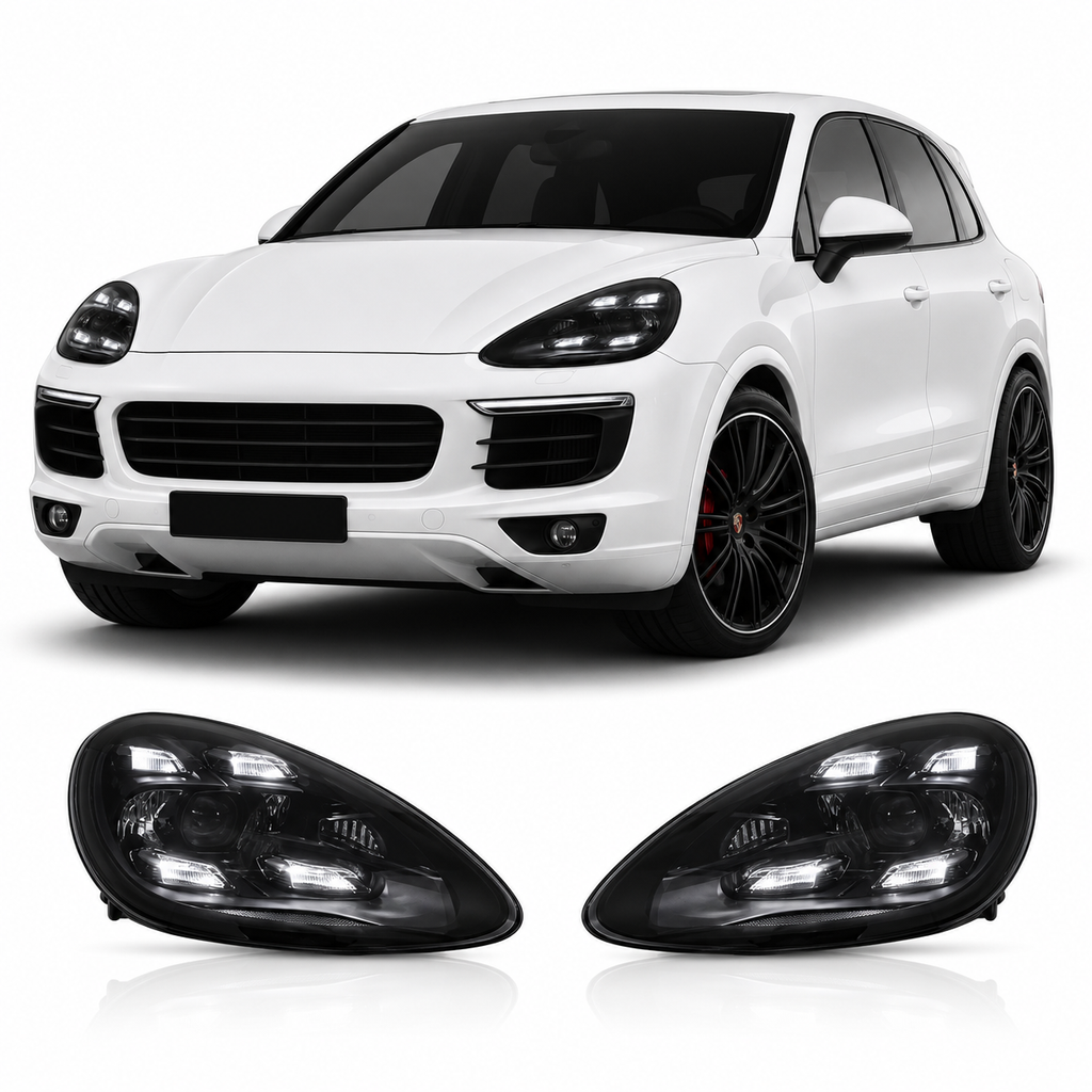 Full LED Headlights for Porsche Cayenne 958.1 2011-2014