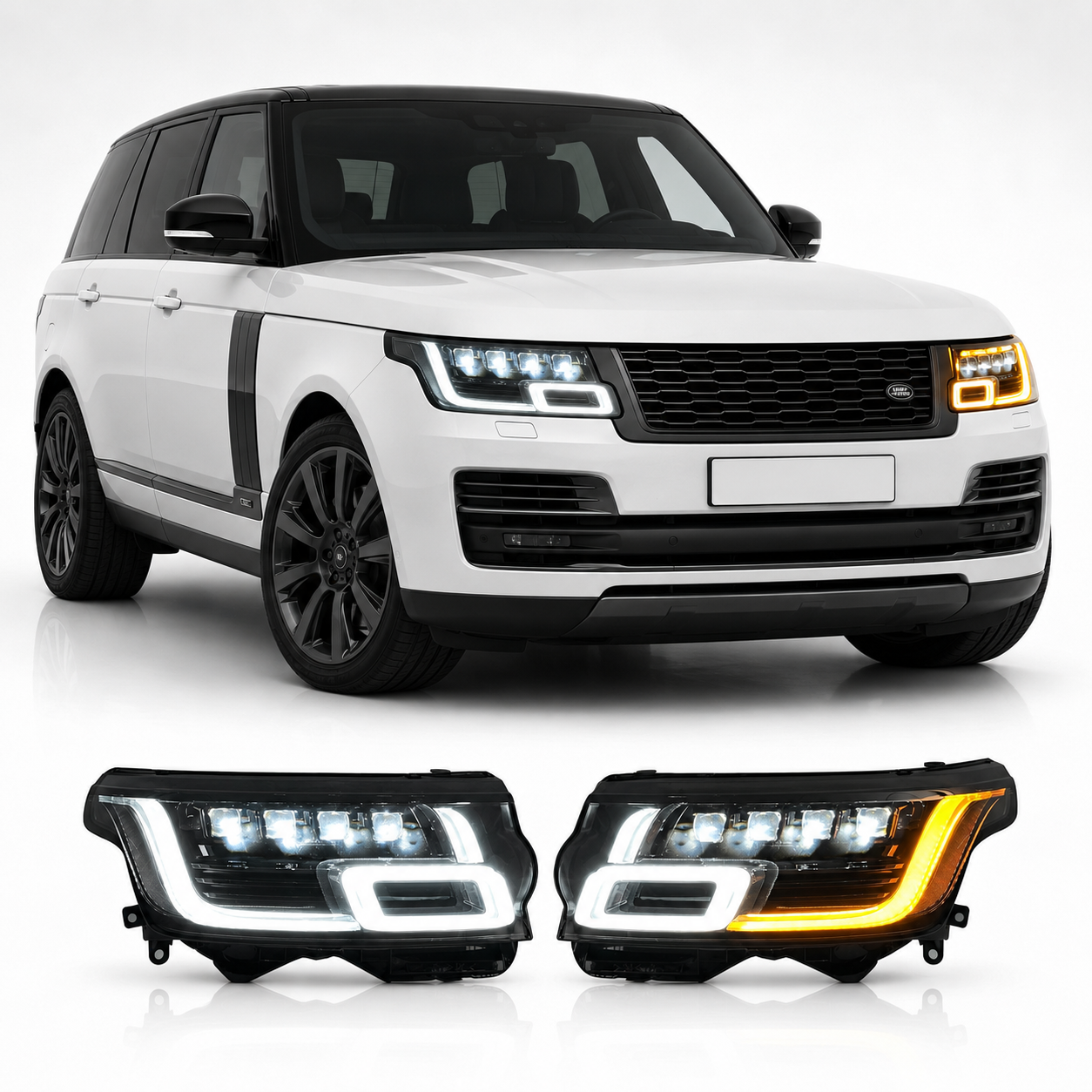LED Headlights Assembly for Range Rover Vogue / Executive (2014–2017)