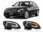 Full LED Headlights for Mercedes-Benz C-Class W204 2007-2011