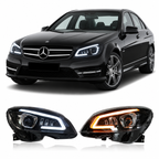 Full LED Headlights for Mercedes-Benz C-Class W204 2007-2011