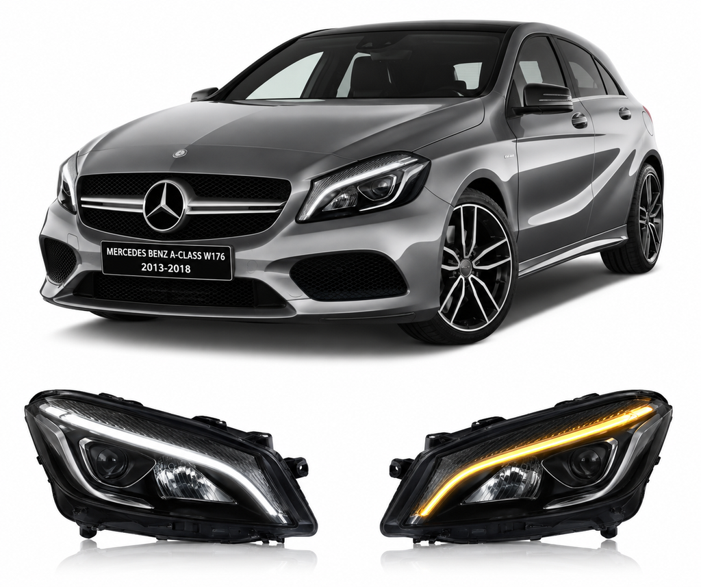 LED Headlights for Mercedes-Benz A-Class W176 2013-2018