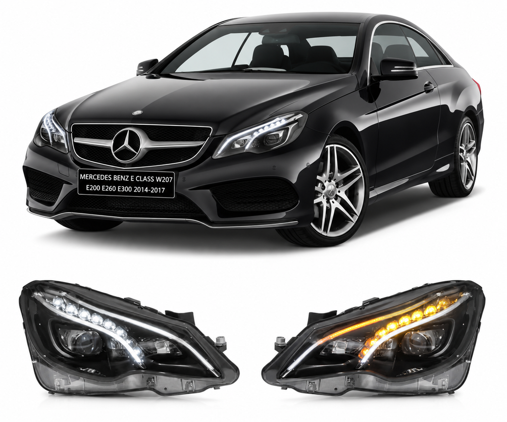 LED Headlights for Mercedes-Benz E-Class W207 2014-2017