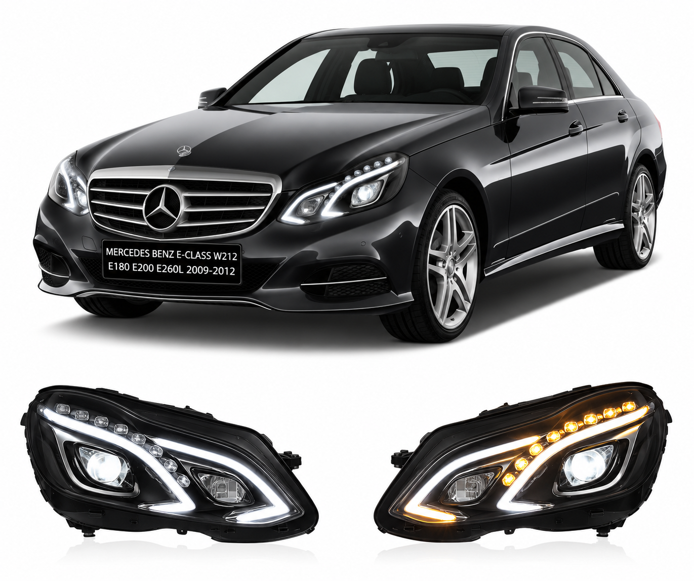 LED Headlights for Mercedes-Benz E-Class W212 2009-2012