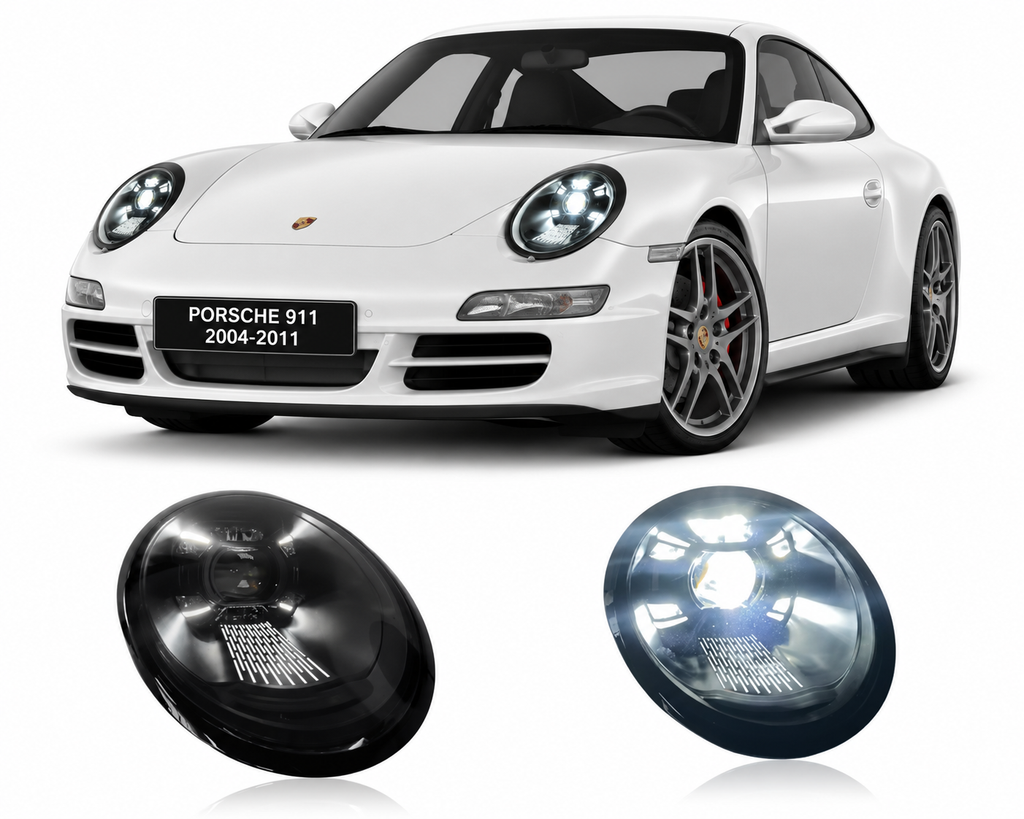LED Headlight Assembly for Porsche 911 (997) 2004-2011