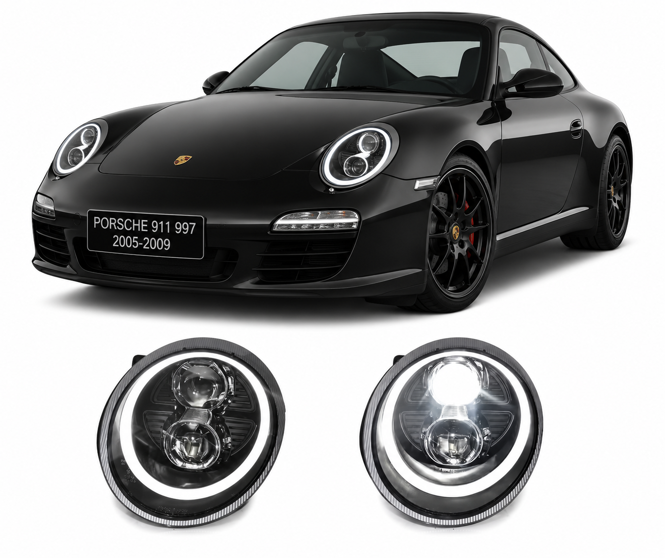 Matrix LED Headlights for Porsche 911 997 & 997.2 2005-2009