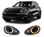 987 Style LED Headlights for Porsche Cayenne 2010-2017