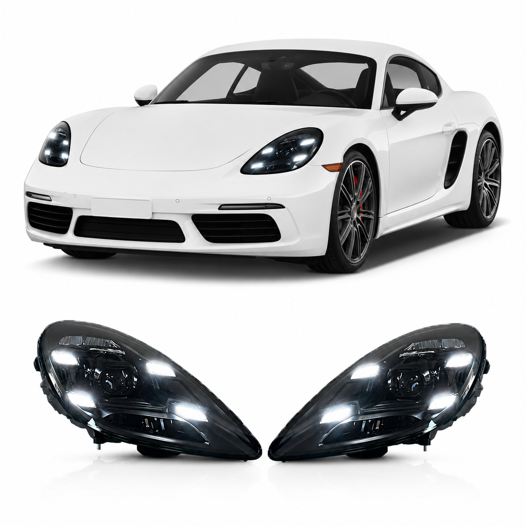 LED Headlights for Porsche 718 Cayman & Boxster 982/982C 2016-2024