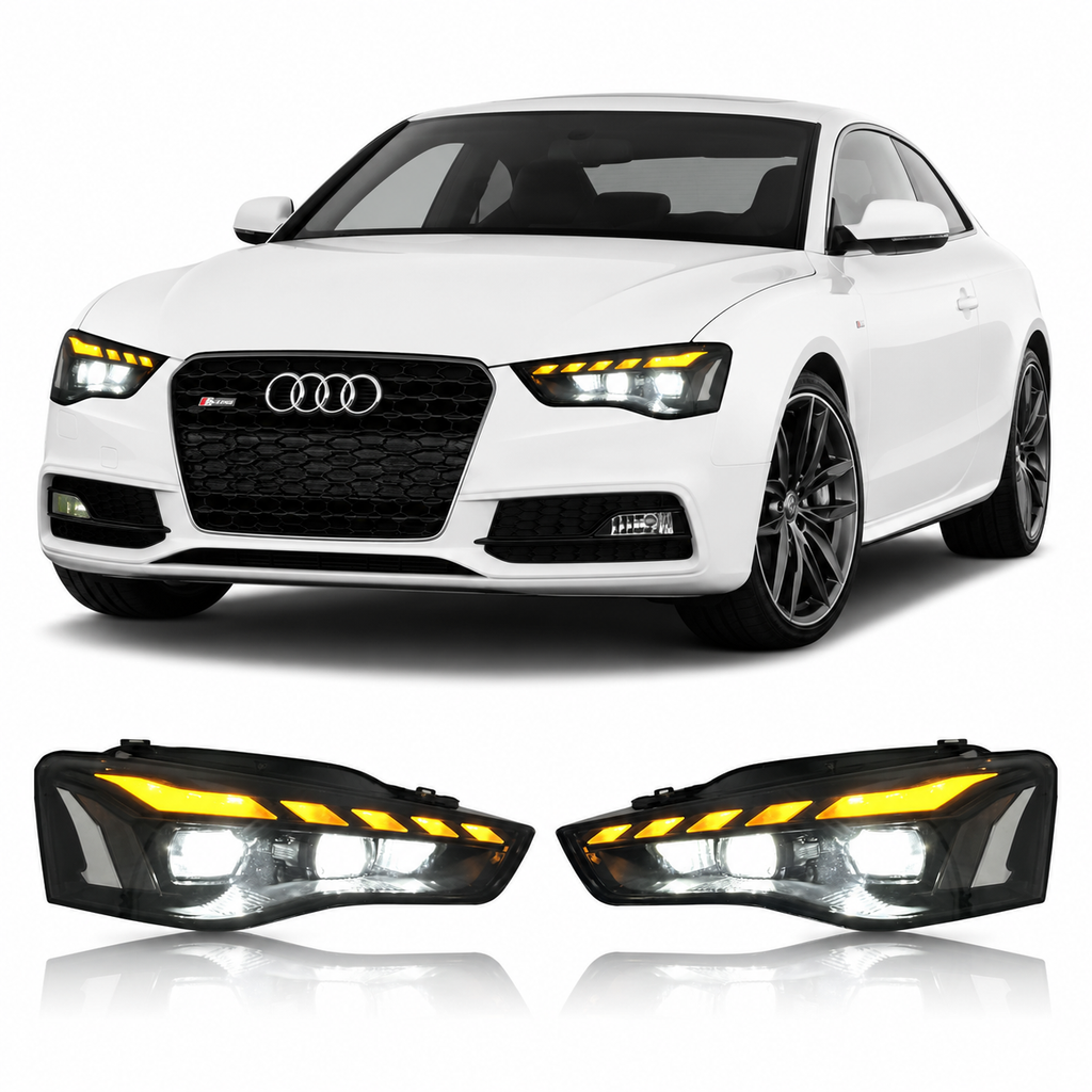 Matrix Style LED Headlights for Audi A5 & RS5 Style Upgrade