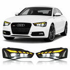 Matrix Style LED Headlights for Audi A5 & RS5 Style Upgrade