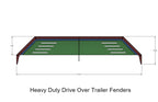 Heavy Duty Weld on DIY Drive Over Trailer Fender Kit Bare Steel - Pair By Gatekeeper Off-Road