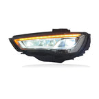 Full LED Headlights for Audi A3 / S3 2013–2016 Plug-and-Play Headlight Assembly