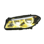 Dual Color Angel Eyes LED Headlights Assembly for BMW 5 Series F10 F18 (2011–2017)