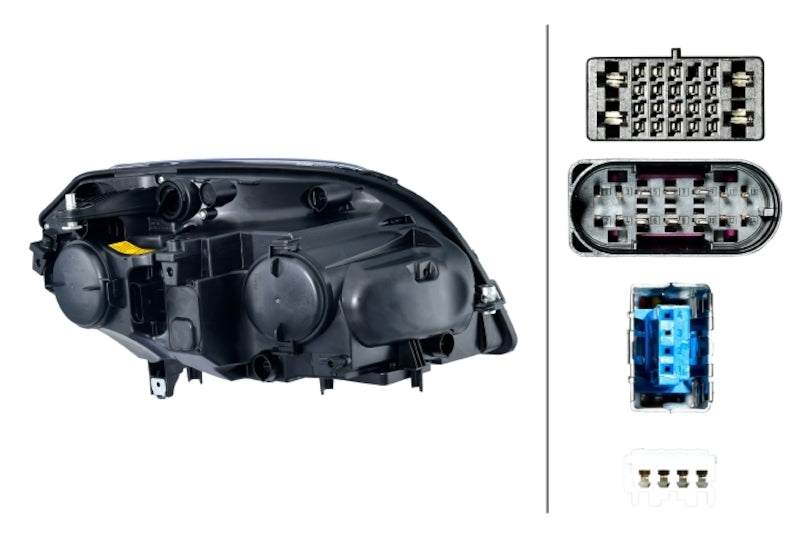 Hella 2009-2011 Mercedes-Benz GLK280 Headlight Assembly