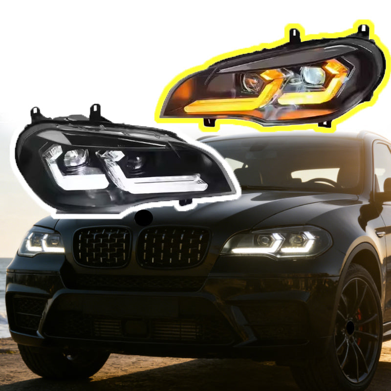 Laser Style LED Headlights for BMW X5 E70 2007-2013