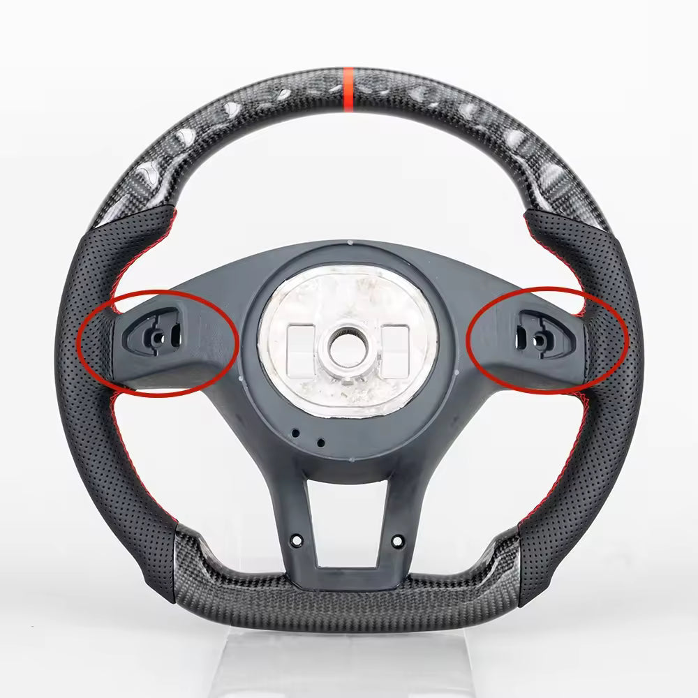 Carbon Fiber Steering Wheel for Mercedes AMG A C E Class