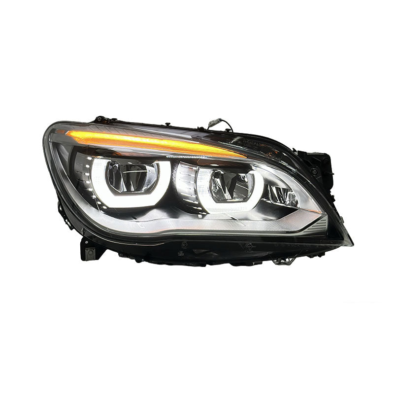 Angel Eyes Style LED Headlights Assembly for BMW 7 Series F02 (2009–2015)