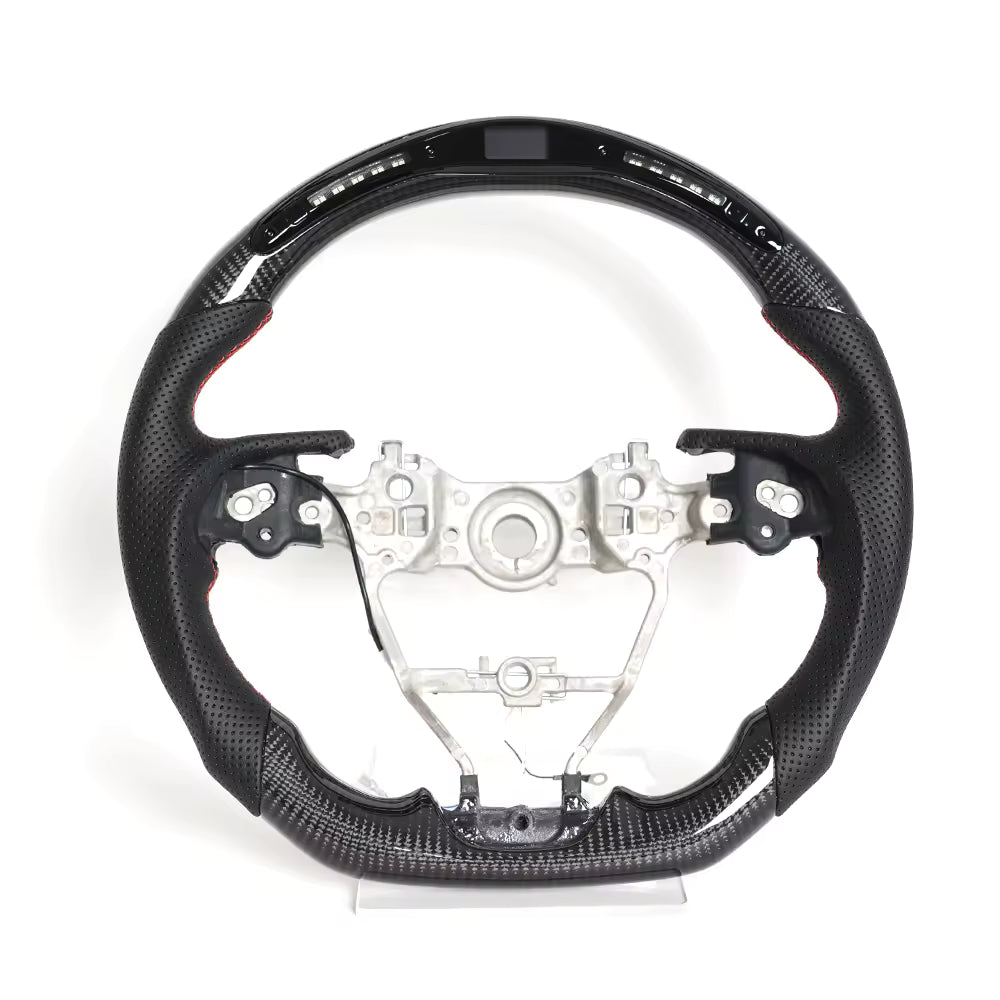 Carbon Fiber LED Steering Wheel for Toyota Camry, RAV4, Avalon & Corolla 2018-2024