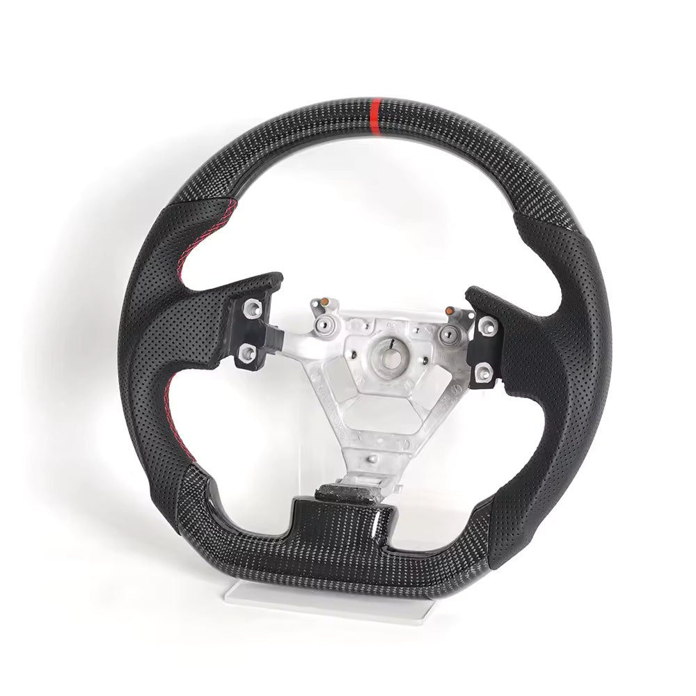Glossy Carbon Fiber Steering Wheel for Infiniti G35 2004-2007