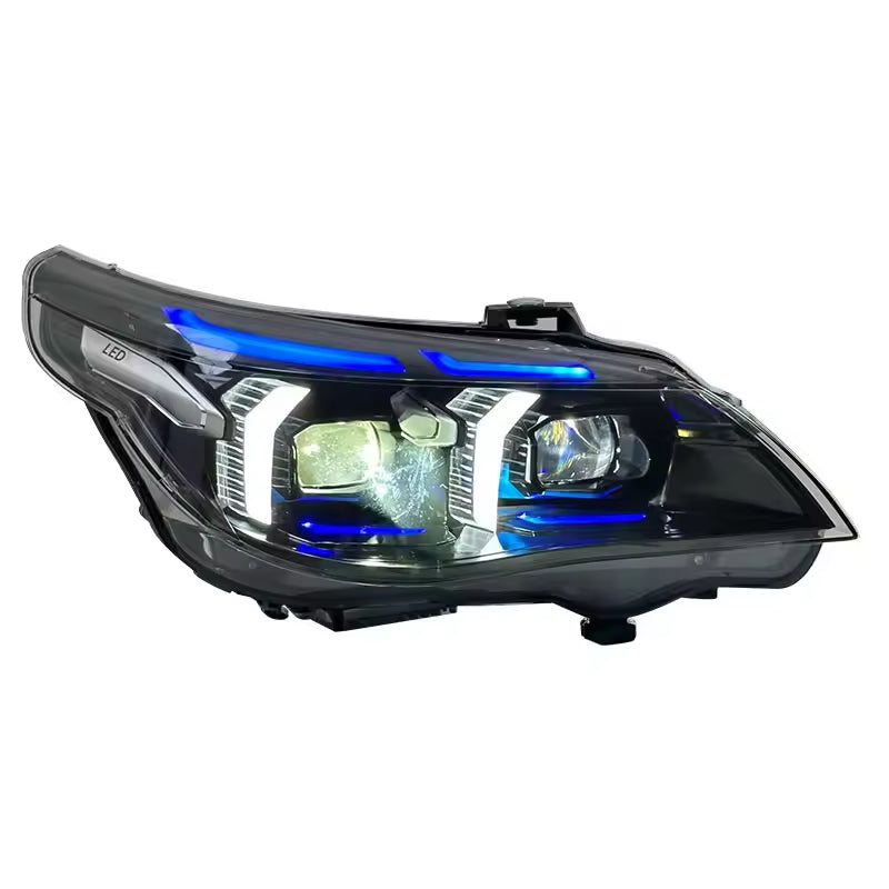 Dual-Color Snake Eyes Headlights for BMW E60 5 Series 2003-2010