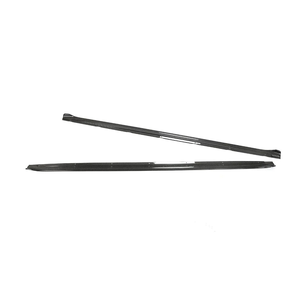 Audi S3 8Y Sedan (2021-2022) Carbon Fiber Side Skirt Extensions – Premium Plus Aero Splitters