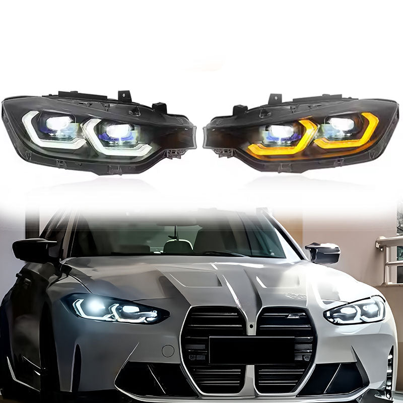 Laser Style LED Headlights Assembly for BMW 3 Series F30 F35 (2012–2019)