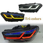 Tri-Color LED Headlights for BMW G30/G38 5 Series 2018-2020
