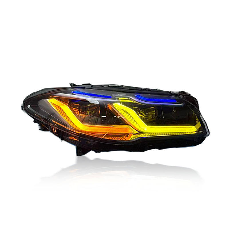 Dual-Color LED Headlights for BMW F10/F18 5 Series 2010-2017