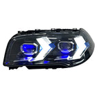 Dual-Color Laser Style LED Headlights for BMW X3 E83 2006-2010