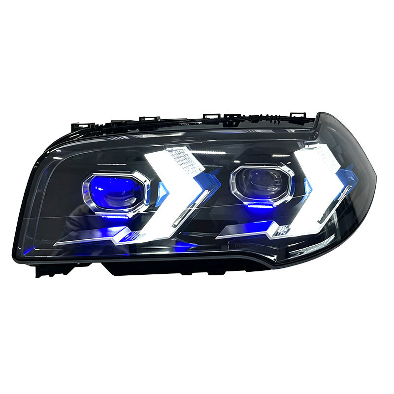 Dual-Color Laser Style LED Headlights for BMW X3 E83 2006-2010