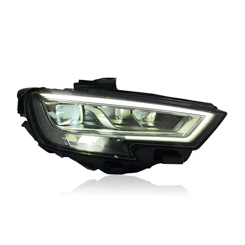 LED Headlights for Audi A3 / S3 / RS3 2017–2020 Plug-and-Play Projector Assembly