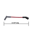 Hinson Motorsports GM Gen V LT 10.5" Lead 45 Degree Plug Boot Red 500ohm - 8025