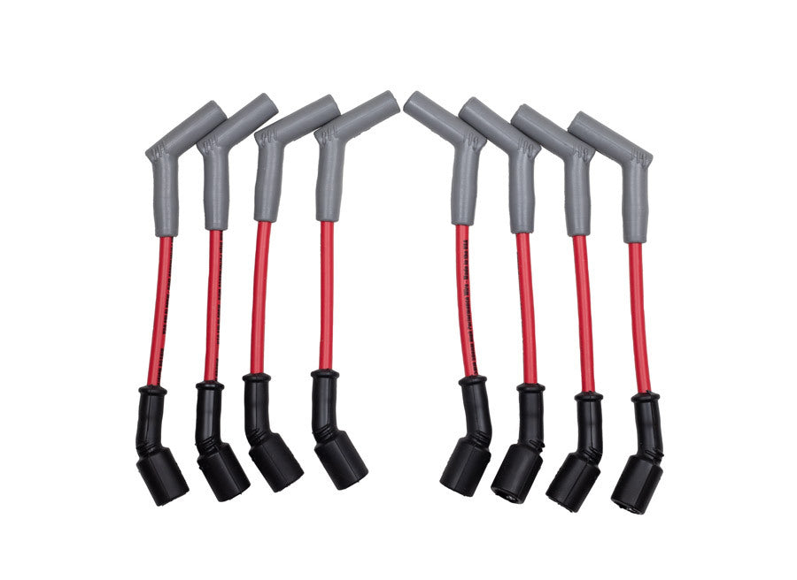 Hinson Motorsports LSx Performance Spark Plug Wire & Heat Boot Combo (Red 45 Wires & Black Boots)